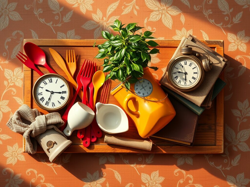 A Collage of Everyday Household Objects – free AI stock image