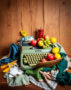 A Collage of Everyday Objects – free AI stock image