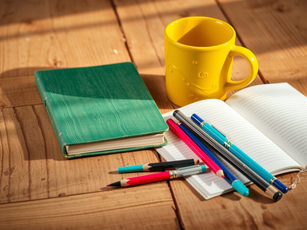 A Collection of Colorful Everyday Objects – free AI stock image