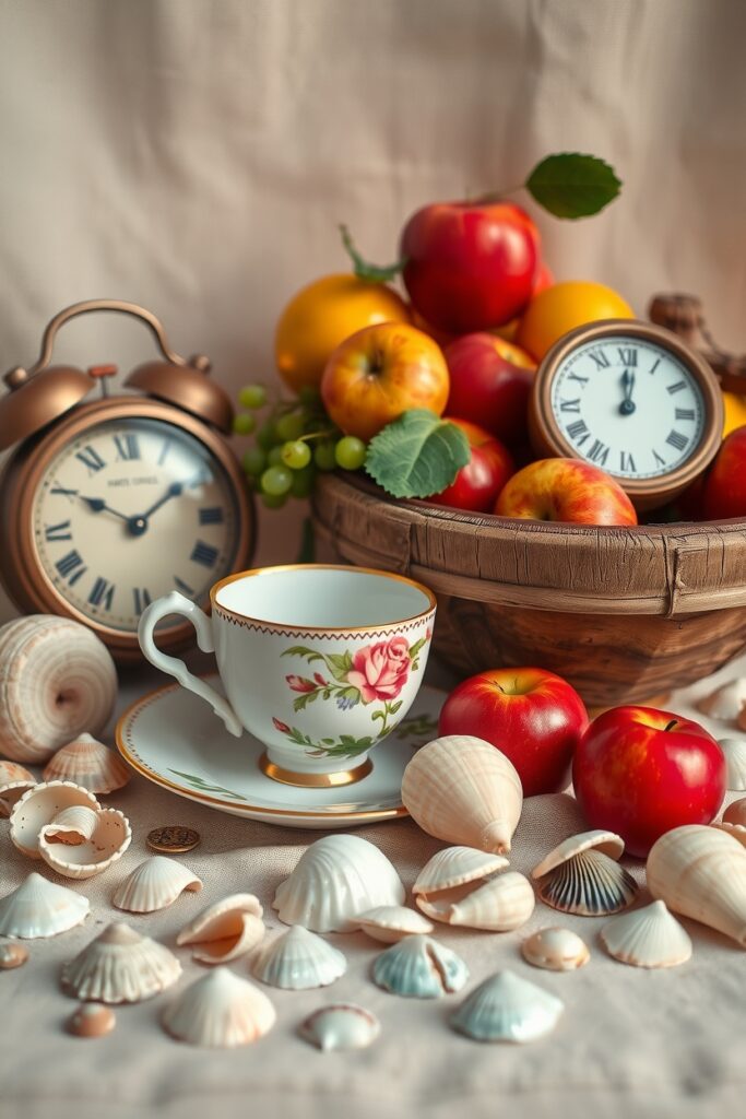 A Collection of Colorful Everyday Objects – free AI stock image