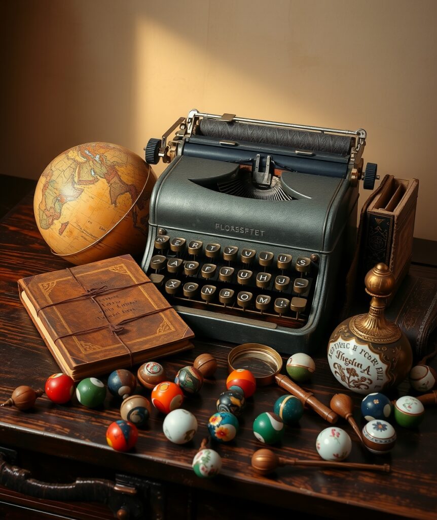 A Collection of Curious Vintage Objects – free AI stock image