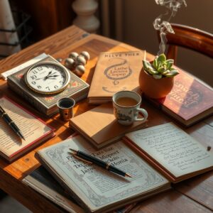 A Collection of Everyday Objects on a Table – free AI stock image