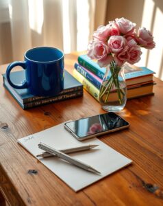 A Collection of Everyday Objects on Table – free AI stock image