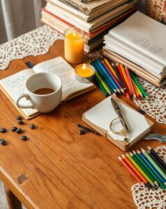 A Collection of Everyday Objects on Table – free AI stock image