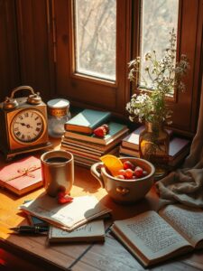 A Collection of Everyday Objects on Table – free AI stock image
