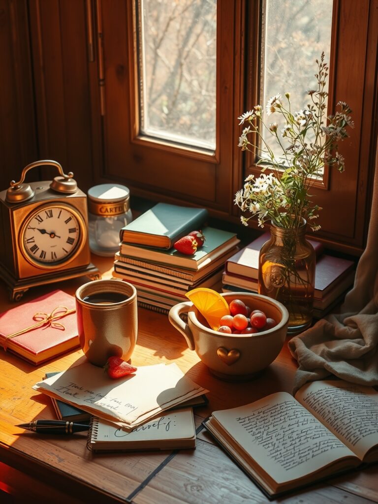 A Collection of Everyday Objects on Table – free AI stock image