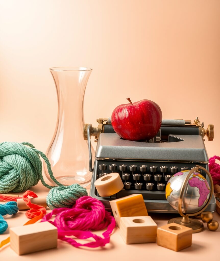 A Collection of Intriguing Everyday Objects – free AI stock image