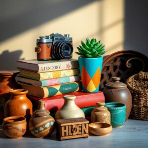 A Collection of Unique Everyday Objects – free AI stock image