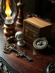 A Collection of Unique Vintage Objects – free AI stock image
