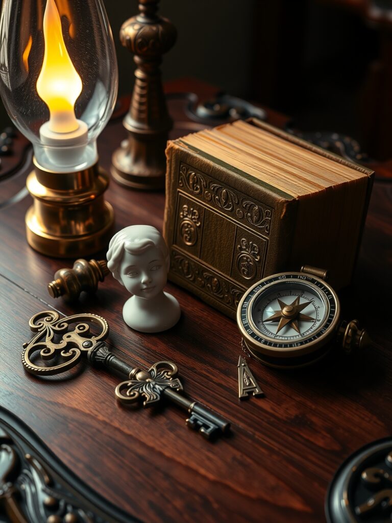 A Collection of Unique Vintage Objects – free AI stock image
