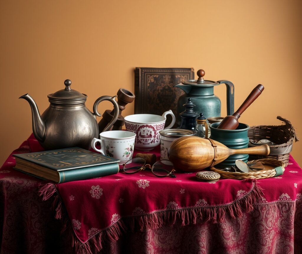 A Collection of Vintage Everyday Objects – free AI stock image