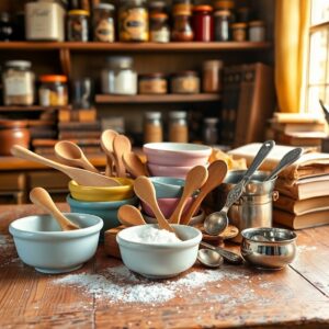 A Collection of Vintage Kitchen Objects – free AI stock image