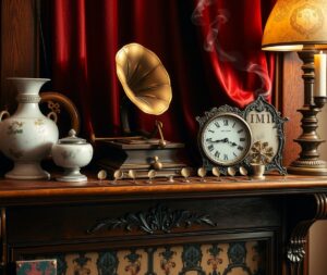 A Collection of Vintage Objects Displayed – free AI stock image