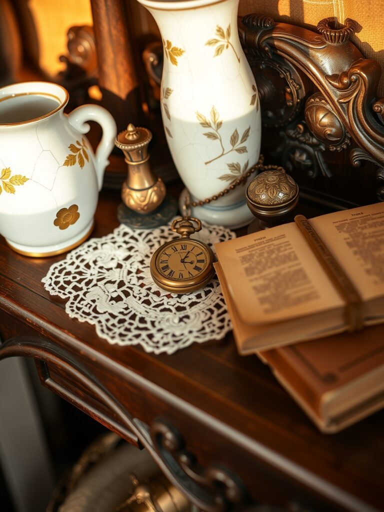 A Collection of Vintage Objects on Display – free AI stock image