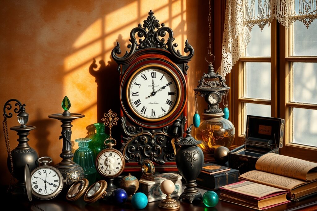 A Collection of Vintage Objects on Display – free AI stock image