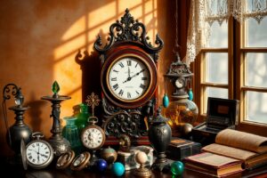 A Collection of Vintage Objects on Display – free AI stock image