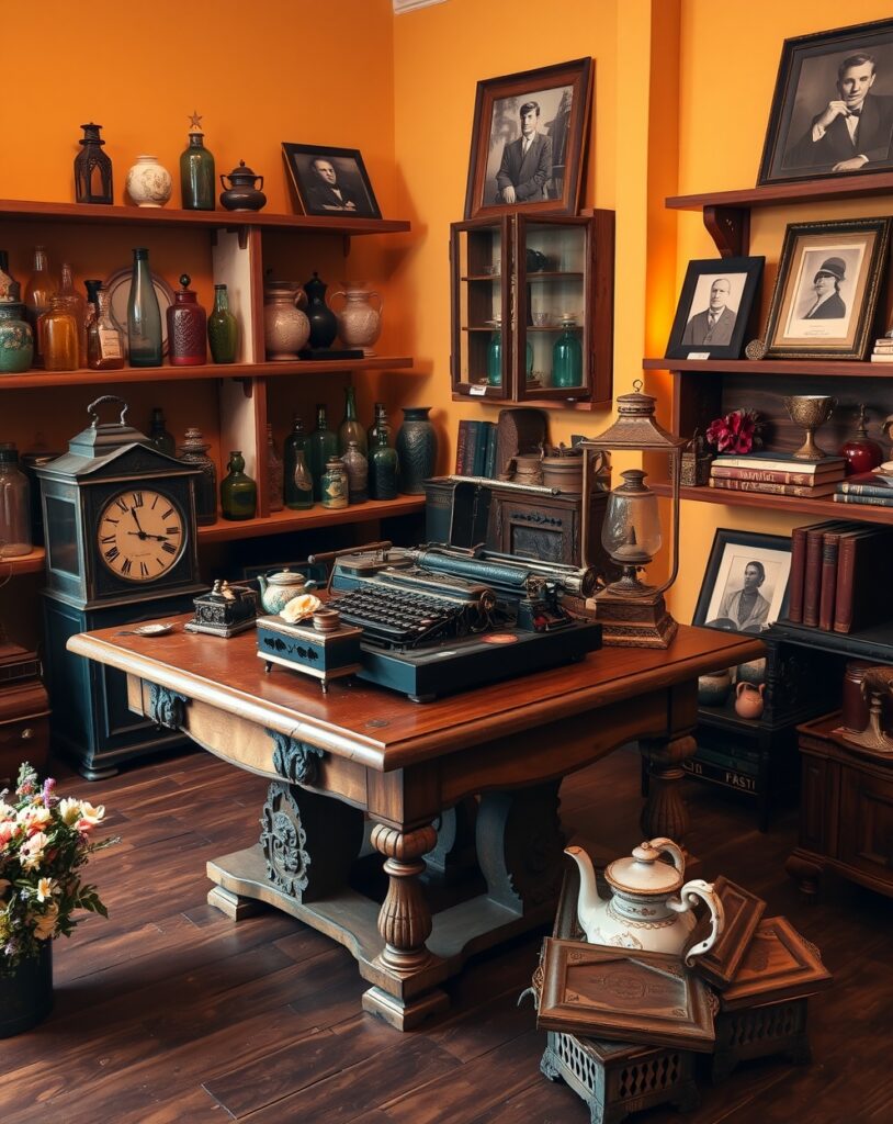 A Collection of Vintage Objects on Display – free AI stock image