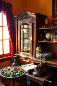 A Collection of Vintage Objects on Display – free AI stock image