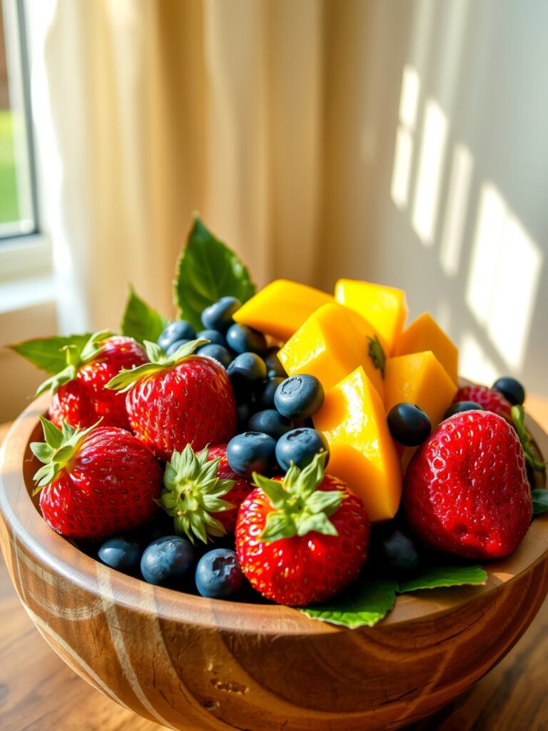 A Colorful Array of Fresh Fruits – free AI stock image