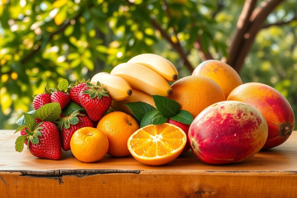 A Colorful Array of Fresh Fruits – free AI stock image