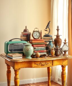 A Colorful Array of Vintage Objects – free AI stock image