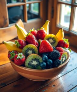 A Colorful Feast of Fresh Fruits – free AI stock image