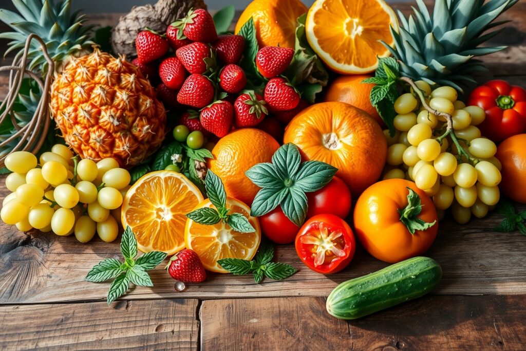 A Colorful Feast of Fresh Fruits – free AI stock image