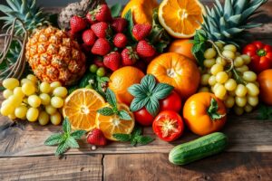A Colorful Feast of Fresh Fruits – free AI stock image