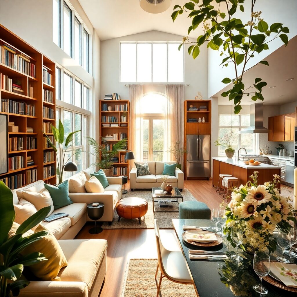 A Cozy Modern Home Filled With Life – free AI stock image