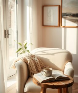A Cozy Morning Routine at Home – free AI stock image