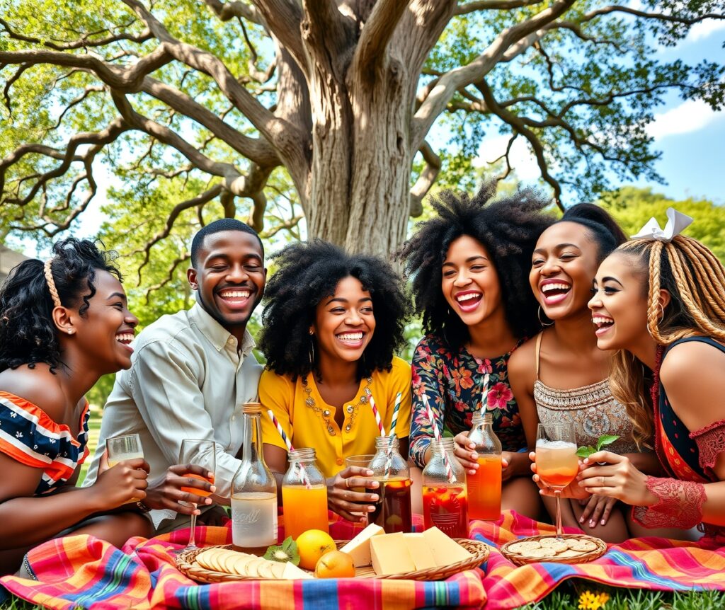 A Diverse Group of Friends Laughing Together – free AI stock image