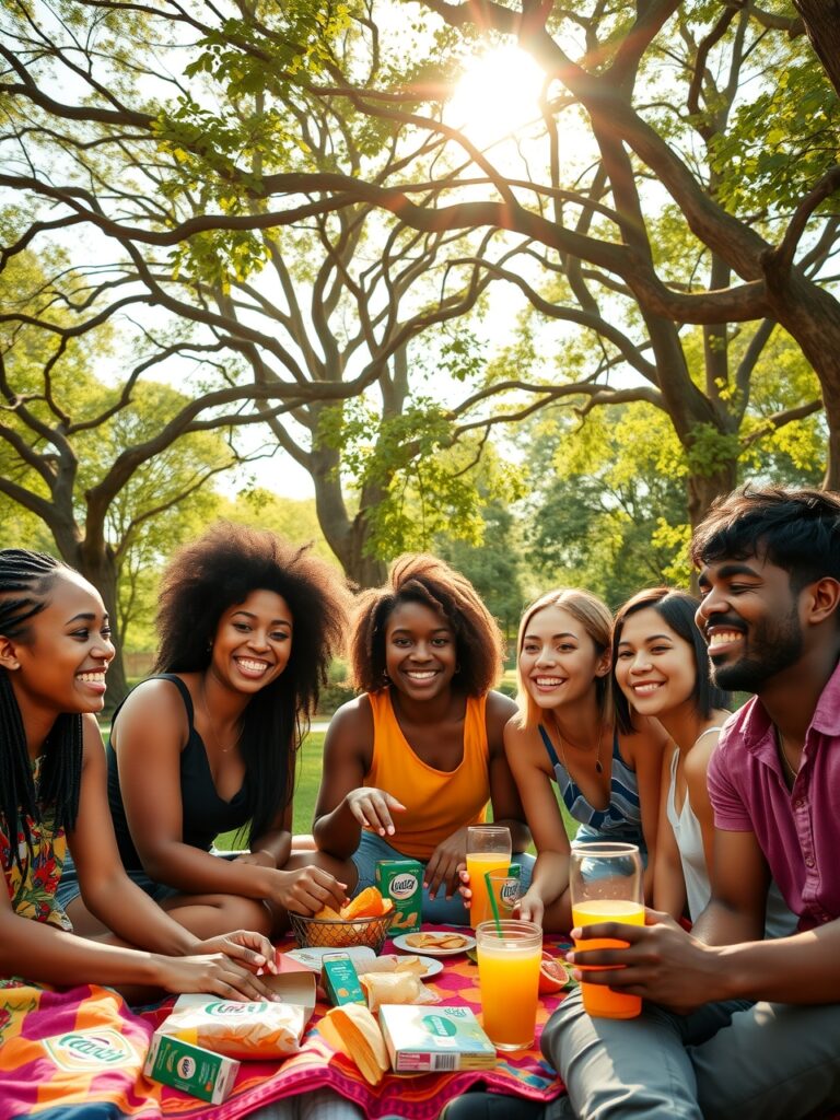A Diverse Group of Friends Laughing Together – free AI stock image