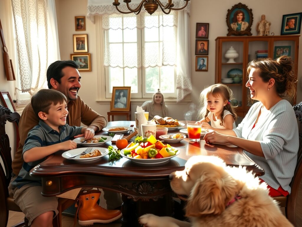 A Family Sharing a Cherished Moment Together – free AI stock image