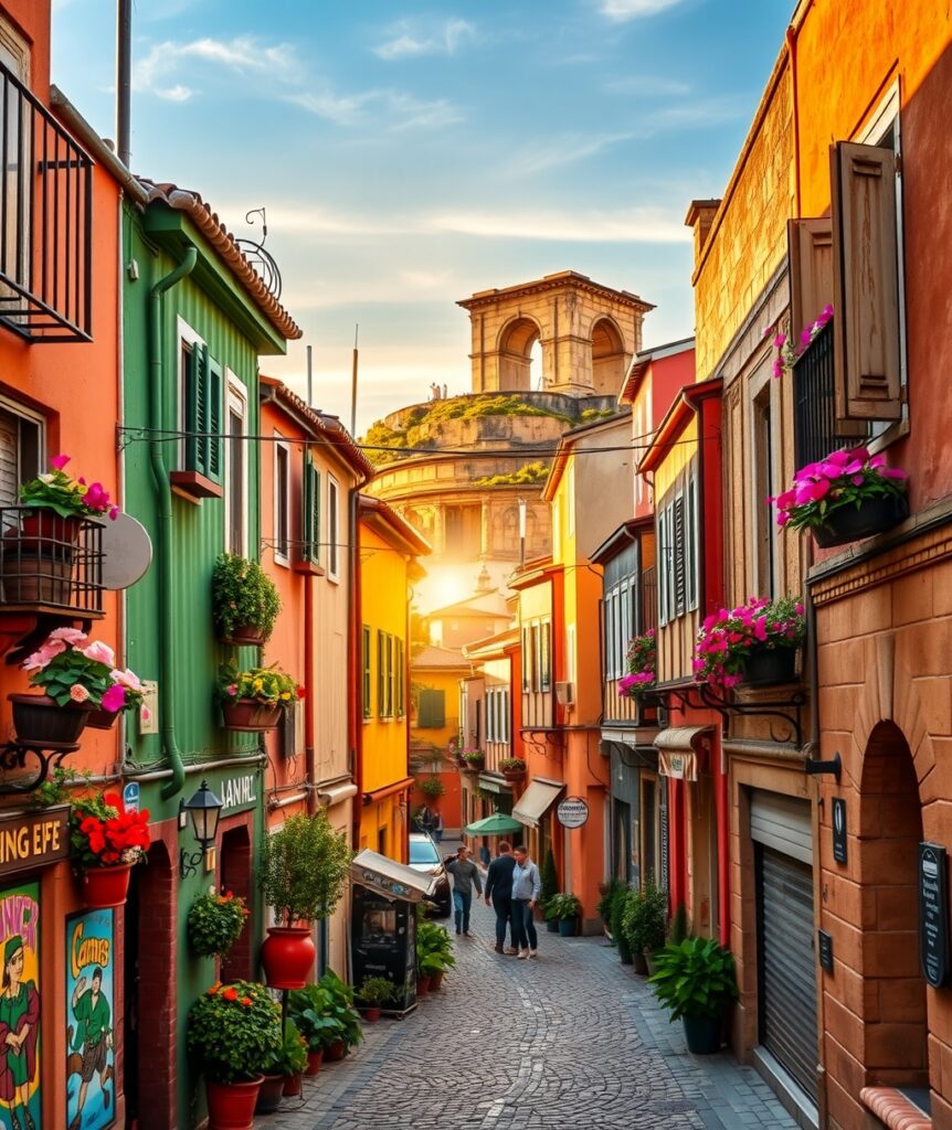 A Journey Through Hidden City Streets – free AI stock image