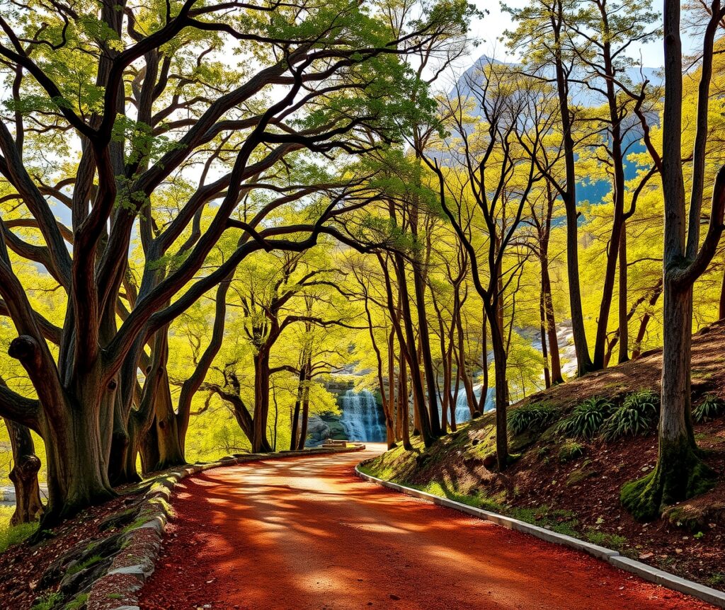 A Journey Through Lush Green Landscapes – free AI stock image