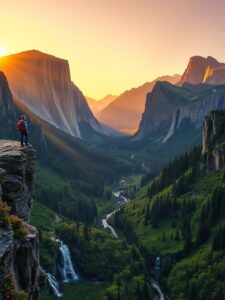 A Journey Through Majestic Mountain Landscapes – free AI stock image