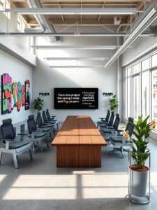 A Modern Office Space for Collaboration – free AI stock image