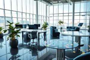 A Modern Office Space with Tech Gadgets – free AI stock image
