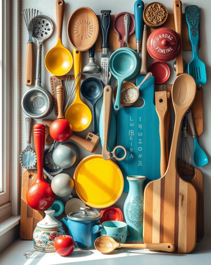 A Mosaic of Everyday Objects Together – free AI stock image