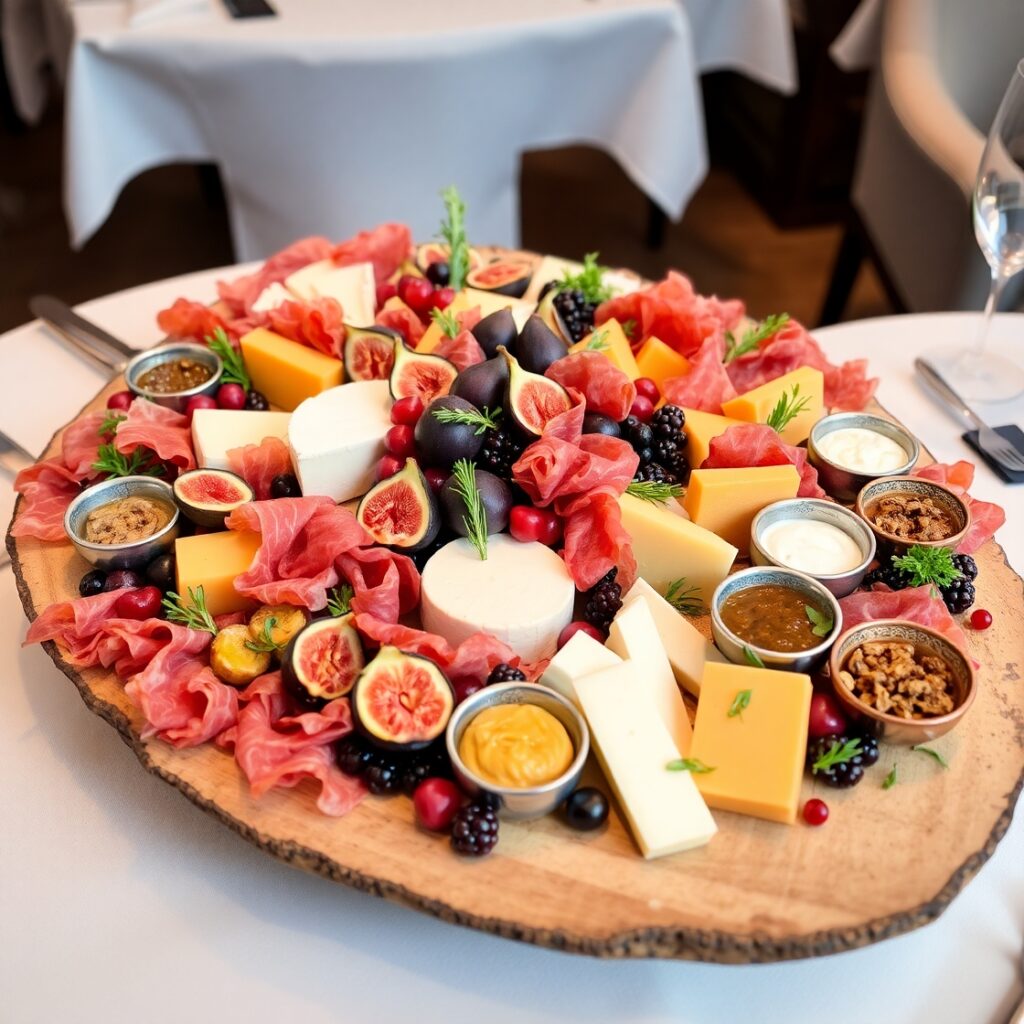 A Platter of Exquisite Gourmet Dishes – free AI stock image
