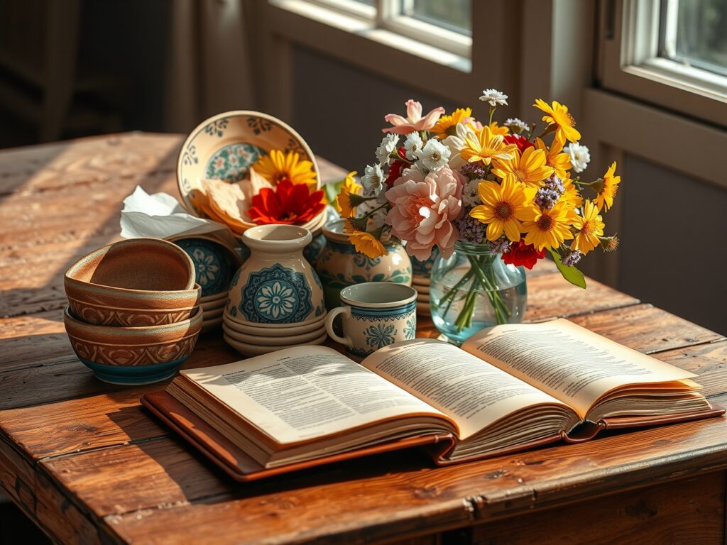 A Still Life of Everyday Objects – free AI stock image