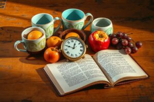 A Symphony of Everyday Objects on Table – free AI stock image