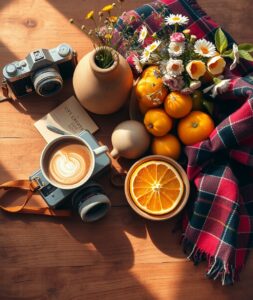 A Symphony of Everyday Objects on Table – free AI stock image