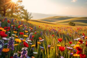 A Symphony of Vibrant Colors in Nature – free AI stock image
