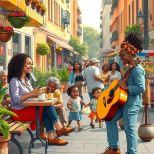 A Tapestry of Everyday Lives – free AI stock image