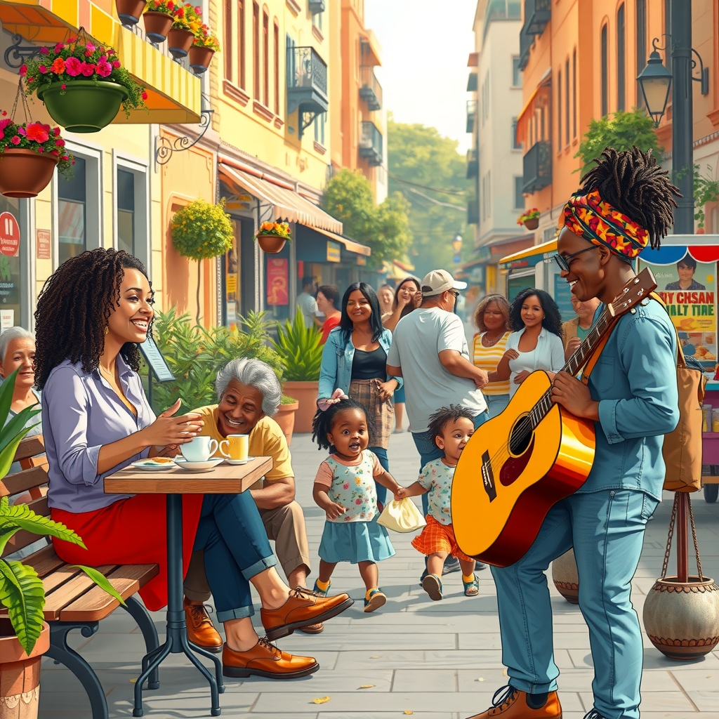 A Tapestry of Everyday Lives – free AI stock image