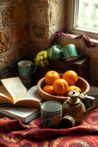 A Tapestry of Everyday Objects – free AI stock image