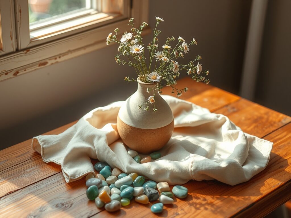 A Tranquil Still Life of Everyday Objects – free AI stock image