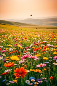 A Vibrant Field of Wildflowers Blooming – free AI stock image