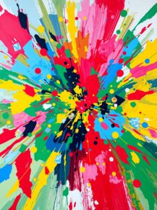 A Vibrant Spectrum of Colorful Patterns – free AI stock image